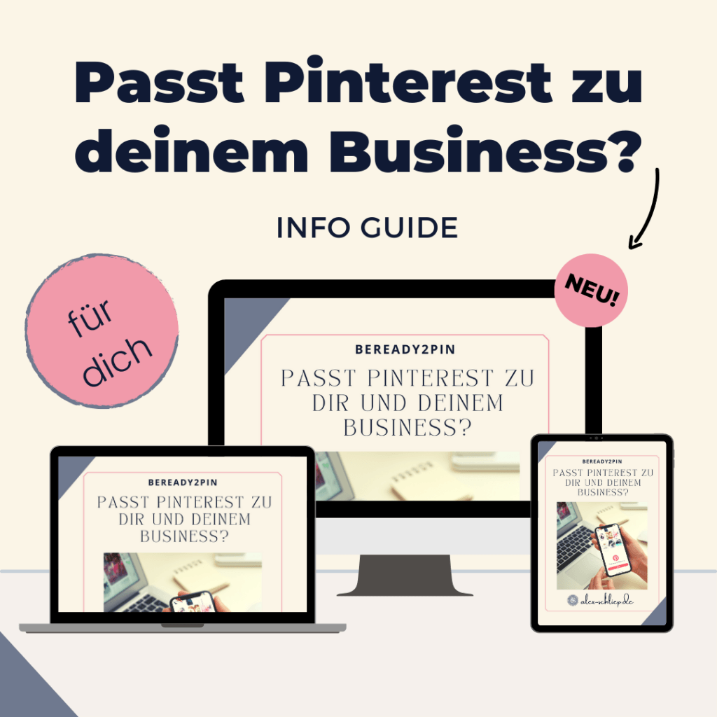 Ausschnitte des Booklets "Passt Pinterest zu deinem Business"